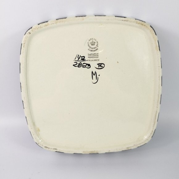 Royal Copenhagen Baca Fajance bowl  #142 - 2883 Signed Marianne Johnson Abstract - Picture 5 of 8